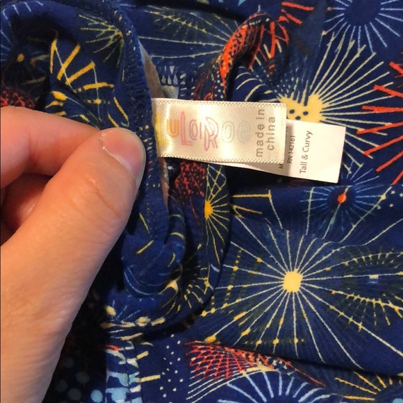 LulA-MERICA! 3 Tall n Curvy Lularoe Leggings! - Picture 10 of 12